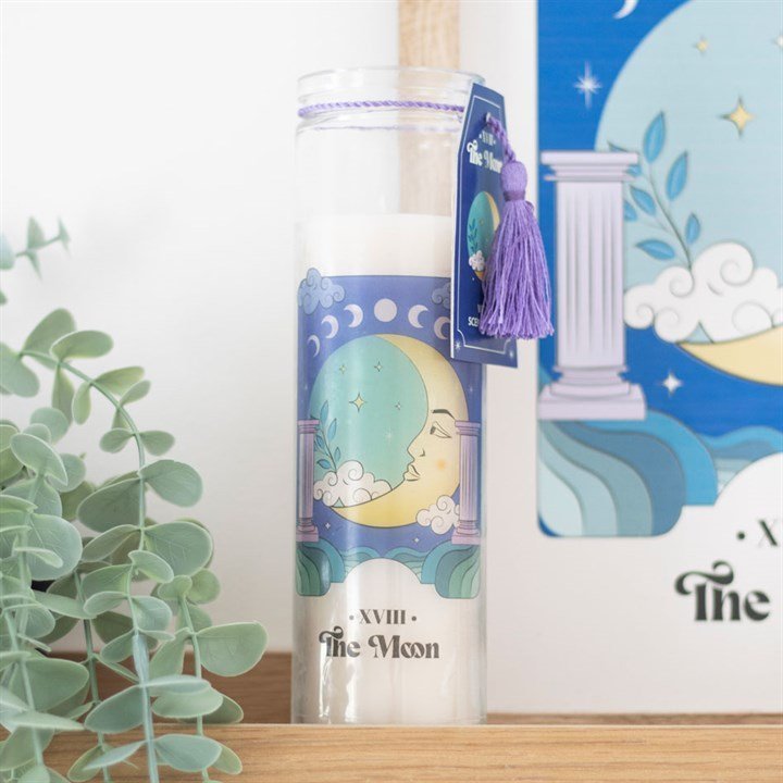 The Moon Violet Tube Candle - British D'sire