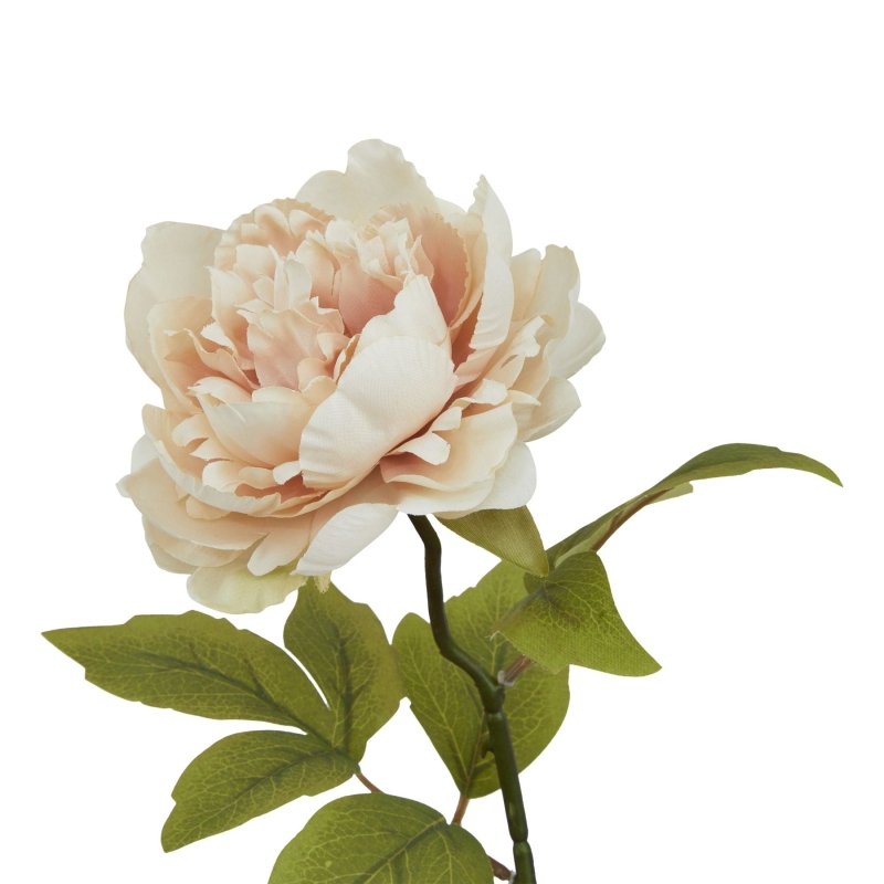 The Natural Garden Collection Blush Peony Artificial Flower Stem - Artificial Plants & Trees - British D'sire