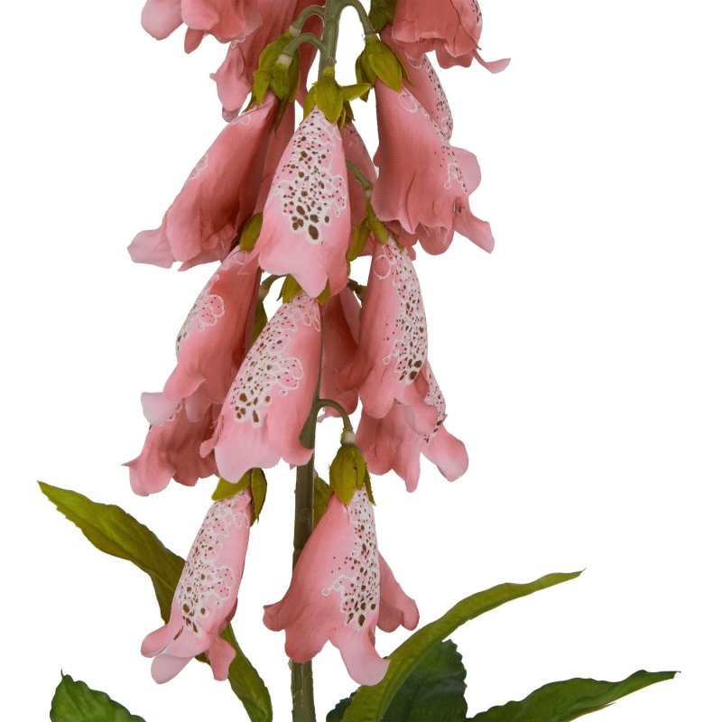 The Natural Garden Collection Pale Pink Foxglove Artificial Flower - Artificial Plants & Trees - British D'sire