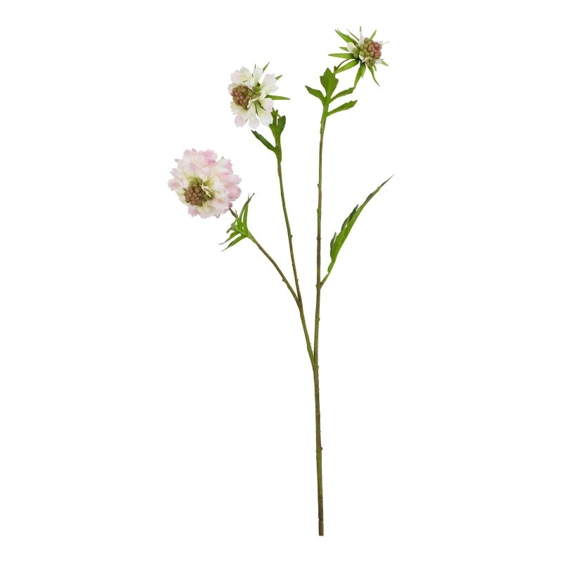 The Natural Garden Collection Pale Pink Scabious Stem Artificial - Artificial Plants & Trees - British D'sire