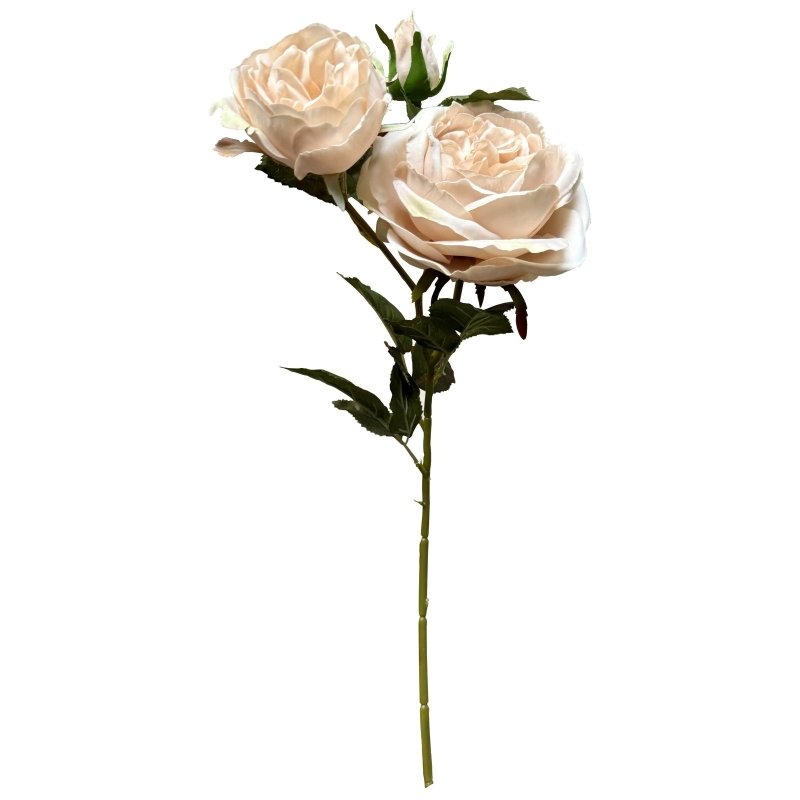 The Natural Garden Collection Palest Blush Charity Rose Artificial - Artificial Plants & Trees - British D'sire