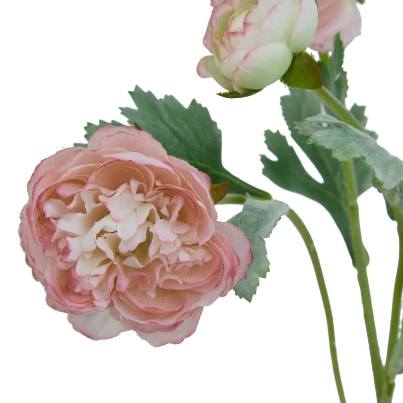 The Natural Garden Collection Pink Ranunculus Artificial Flower Stem - Artificial Plants & Trees - British D'sire