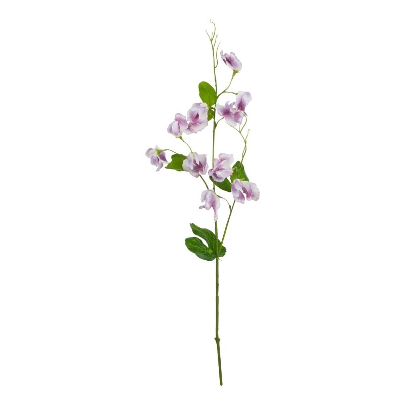 The Natural Garden Collection Purple Sweetpea Stem Artificial Flower - Artificial Plants & Trees - British D'sire