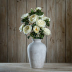 The Natural Garden Collection White Charity Rose Artificial Flower - Artificial Plants & Trees - British D'sire