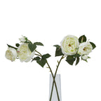 The Natural Garden Collection White Charity Rose Artificial Flower - Artificial Plants & Trees - British D'sire