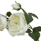 The Natural Garden Collection White Charity Rose Artificial Flower - Artificial Plants & Trees - British D'sire