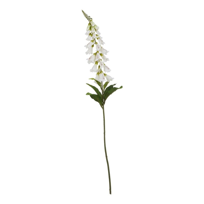 The Natural Garden Collection White Foxglove Artificial Flower Stem - Artificial Plants & Trees - British D'sire