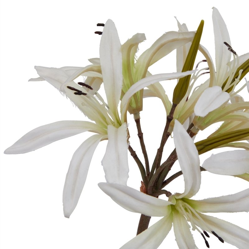The Natural Garden Collection White Nerine Lily Stem Artificial - Artificial Plants & Trees - British D'sire