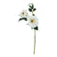 The Natural Garden Collection White Tea Rose Artificial Flower Stem - Artificial Plants & Trees - British D'sire