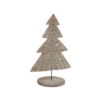 The Noel Collection Wicker Tree Ornament - Christmas Decor - British D'sire