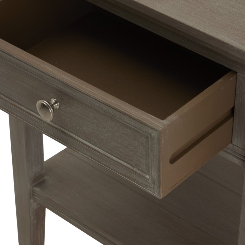 The Serene Collection One Drawer Side Table - Tables - British D'sire