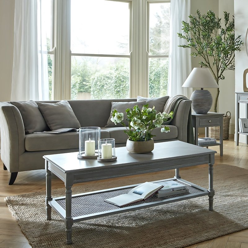 The Serene Collection One Drawer Side Table - Tables - British D'sire