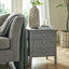 The Serene Collection Three Drawer Bedside Table - Tables - British D'sire