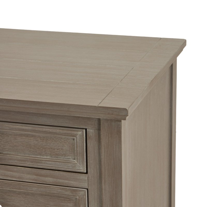 The Serene Collection Three Drawer Bedside Table - Tables - British D'sire