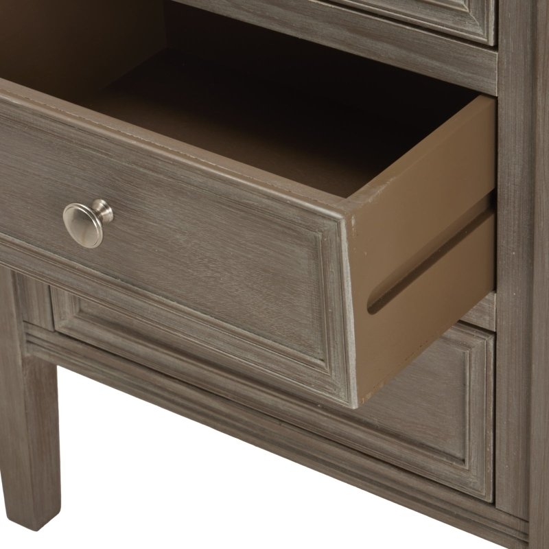 The Serene Collection Three Drawer Bedside Table - Tables - British D'sire