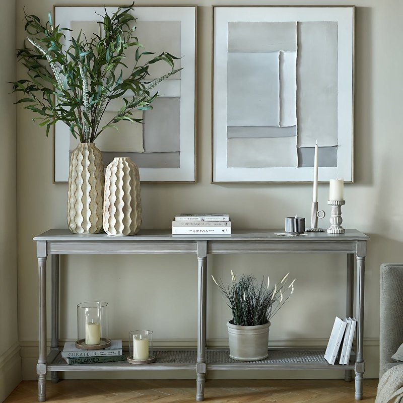 The Serene Rattan Collection Large Console Table - Tables - British D'sire