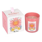 The Sun Rose Quartz Crystal Chip Candle - British D'sire