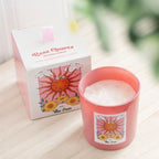 The Sun Rose Quartz Crystal Chip Candle - British D'sire