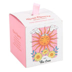 The Sun Rose Quartz Crystal Chip Candle - British D'sire
