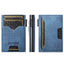 The Suteni denim double - sided card slot button automatically ejects the card box(Blue) - British D'sire