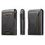 The Suteni oil wax pattern button automatically pops out the veneered printed card box(Black) - British D'sire