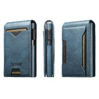 The Suteni oil wax pattern button automatically pops out the veneered printed card box(Blue) - British D'sire