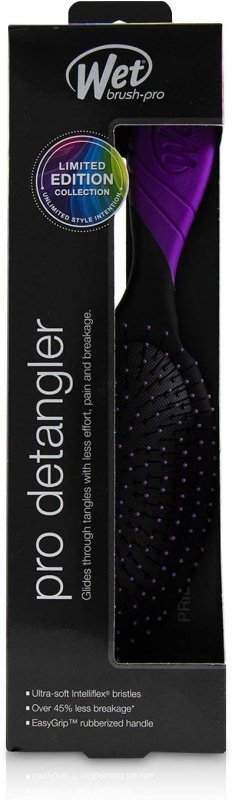 The Wet Brush Pro Detangler Afro Pride Brush Purple - Hair Brush - British D'sire