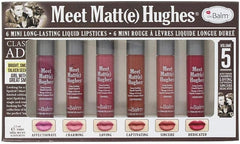 theBalm Cosmetics Meet Matte Hughes Volume 5 Set of 6 Mini Long - Lasting Liquid Lipsticks - Liquid Lipstick - British D'sire
