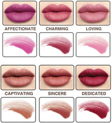 theBalm Cosmetics Meet Matte Hughes Volume 5 Set of 6 Mini Long - Lasting Liquid Lipsticks - Liquid Lipstick - British D'sire