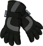 THMO Kids Thinsulate Ski Gloves for Winter Waterproof Fleece Lined Thermal Warm Ski Gloves for Boys - British D'sire