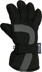 THMO Kids Thinsulate Ski Gloves for Winter Waterproof Fleece Lined Thermal Warm Ski Gloves for Boys - British D'sire