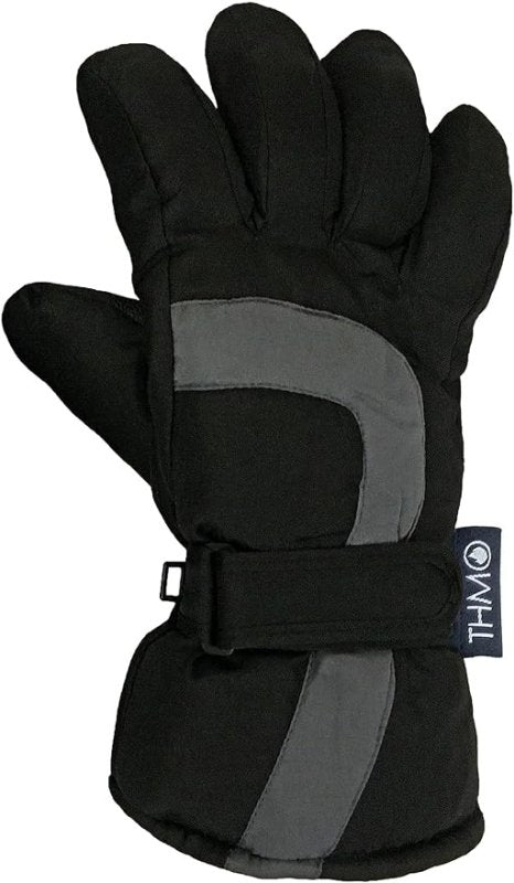 THMO Kids Thinsulate Ski Gloves for Winter Waterproof Fleece Lined Thermal Warm Ski Gloves for Boys - British D'sire