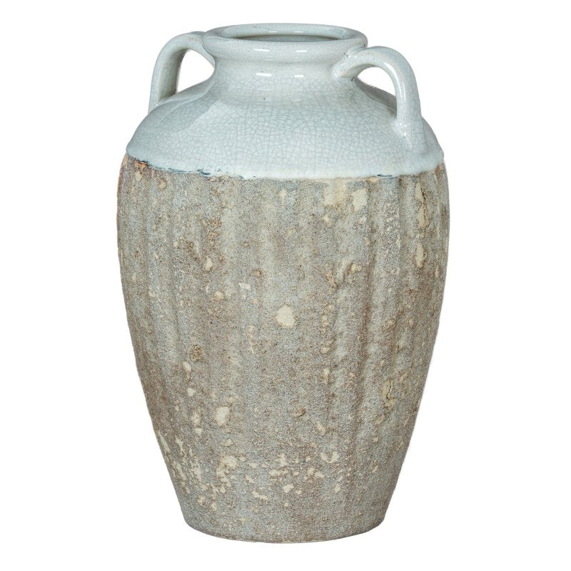 Thorne Large Amphora Vase - Caramel Ceramic Decorative Vase - Vases - British D'sire