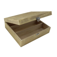 Three Bottle Oak Effect Wooden Box - Presentation Boxes - British D'sire