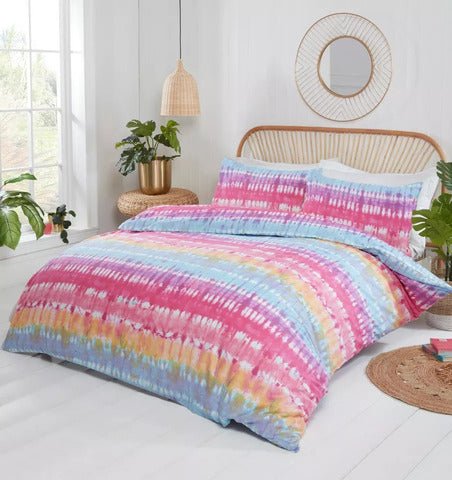 Tie and Dye Duvet Cover Bedding Set + Pillowcase Luxury Quilt Cover - Home, Furniture & DIY:Bedding:Bedding Sets & Duvet Covers - British D'sire