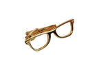 gold sunglasses tie clip for men's suit