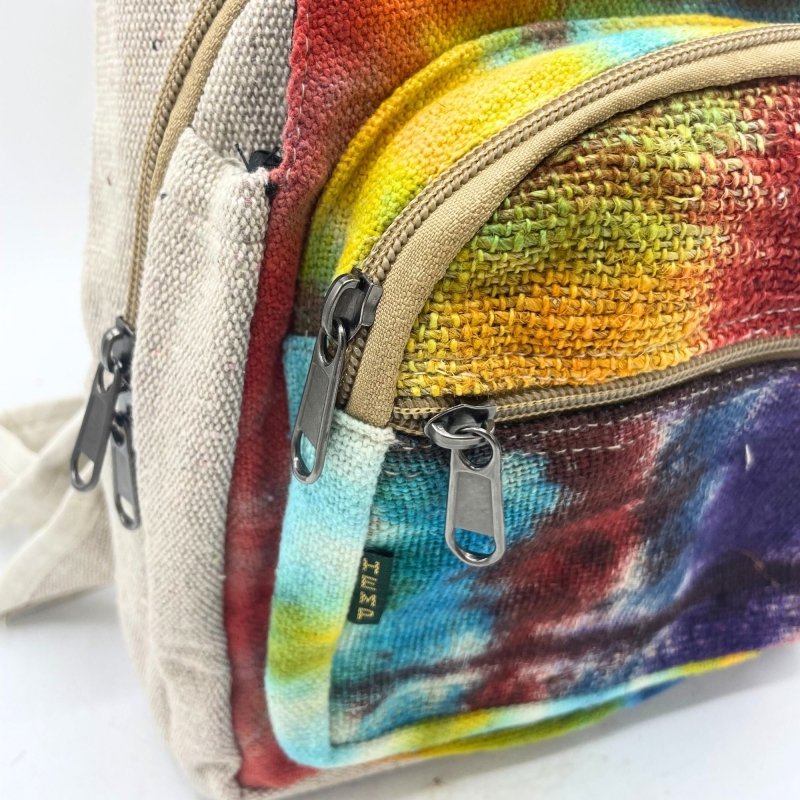 Tiedye Hemp Sling Shoulder Bag - Pure Hemp and Cotton Bags - British D'sire