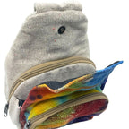 Tiedye Hemp Sling Shoulder Bag - Pure Hemp and Cotton Bags - British D'sire