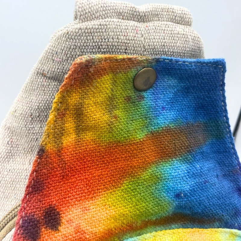Tiedye Hemp Sling Shoulder Bag - Pure Hemp and Cotton Bags - British D'sire
