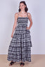 Tiered Check Maxi Dress – Effortless Summer Statement - Dresses - British D'sire