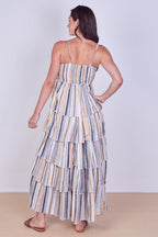 Tiered Check Maxi Dress – Effortless Summer Statement - Dresses - British D'sire
