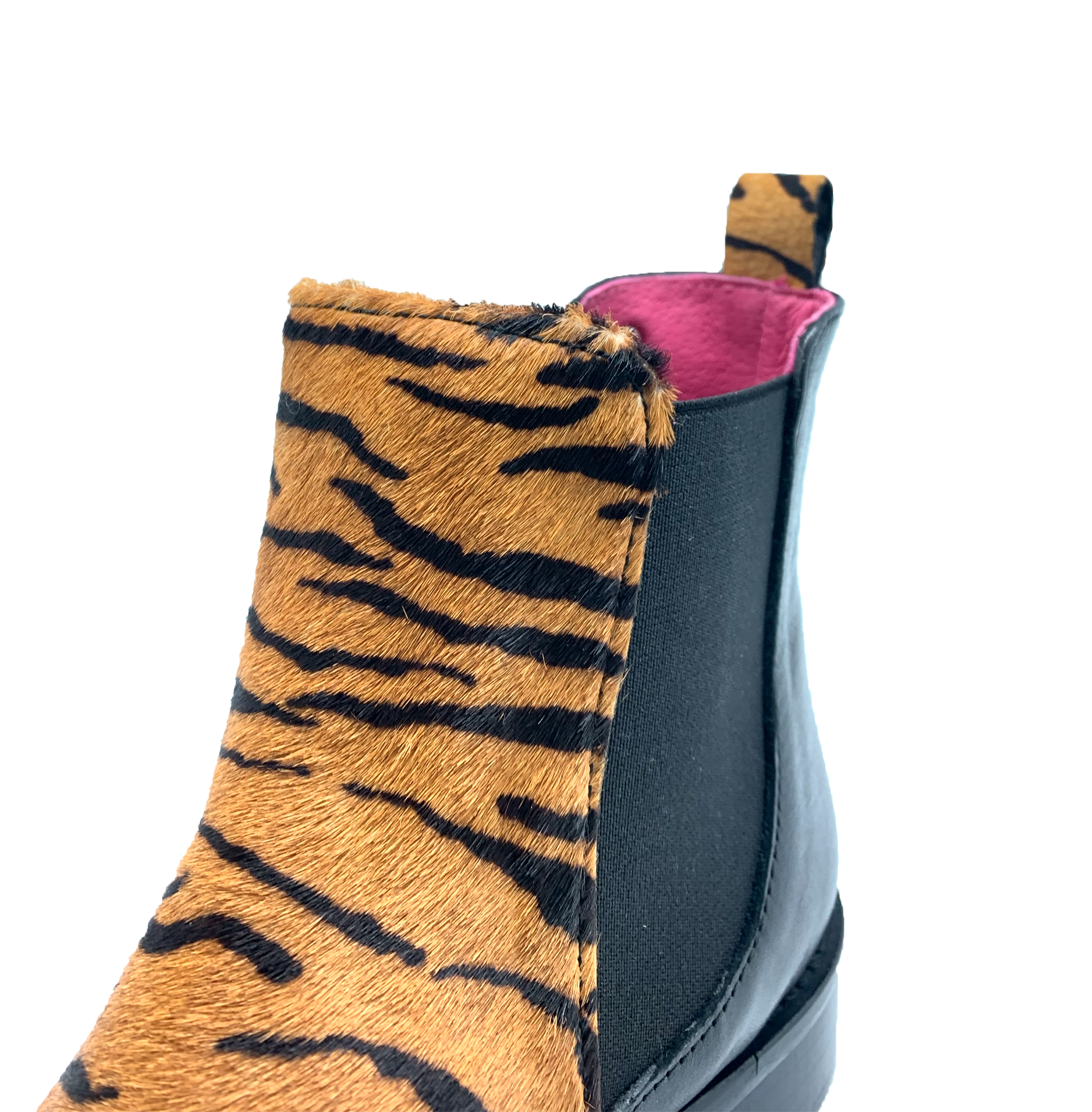 Taille -Tiger Cowhide Chelsey boot - British D'sire