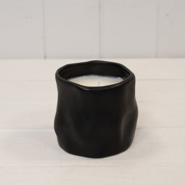 Timeless Black Sculpted Candle - Candle - British D'sire