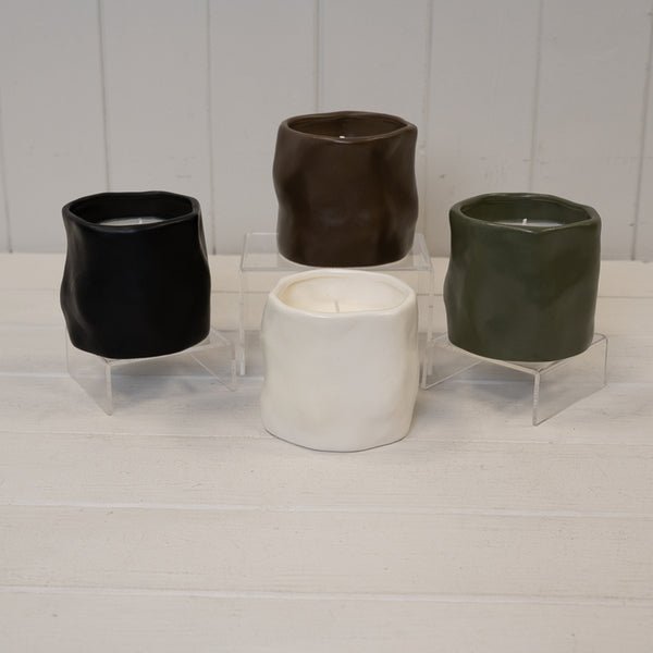 Timeless Black Sculpted Candle - Candle - British D'sire