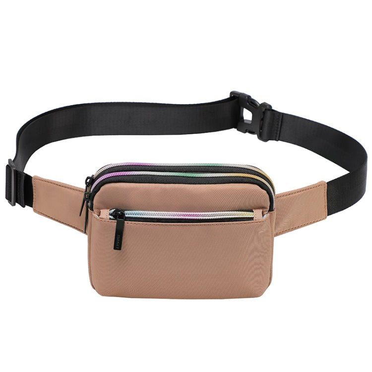 TINTAT T2016 Casual Lightweight Mini Sports Phone Waist Bag(Coffee) - British D'sire