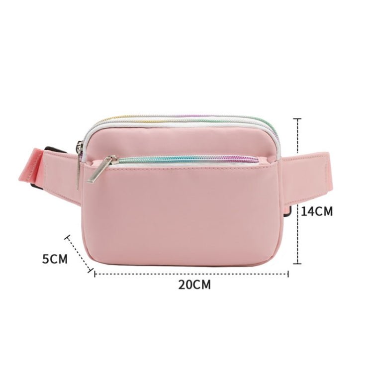 TINTAT T2016 Casual Lightweight Mini Sports Phone Waist Bag(Pink) - British D'sire