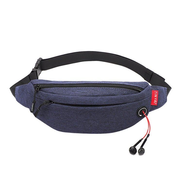 TINYAT T2003 Outdoor Sports Nylon Waterproof Mobile Phone Waist Bags(Dark Blue) - British D'sire Main image