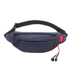TINYAT T2003 Outdoor Sports Nylon Waterproof Mobile Phone Waist Bags(Dark Blue) - British D'sire