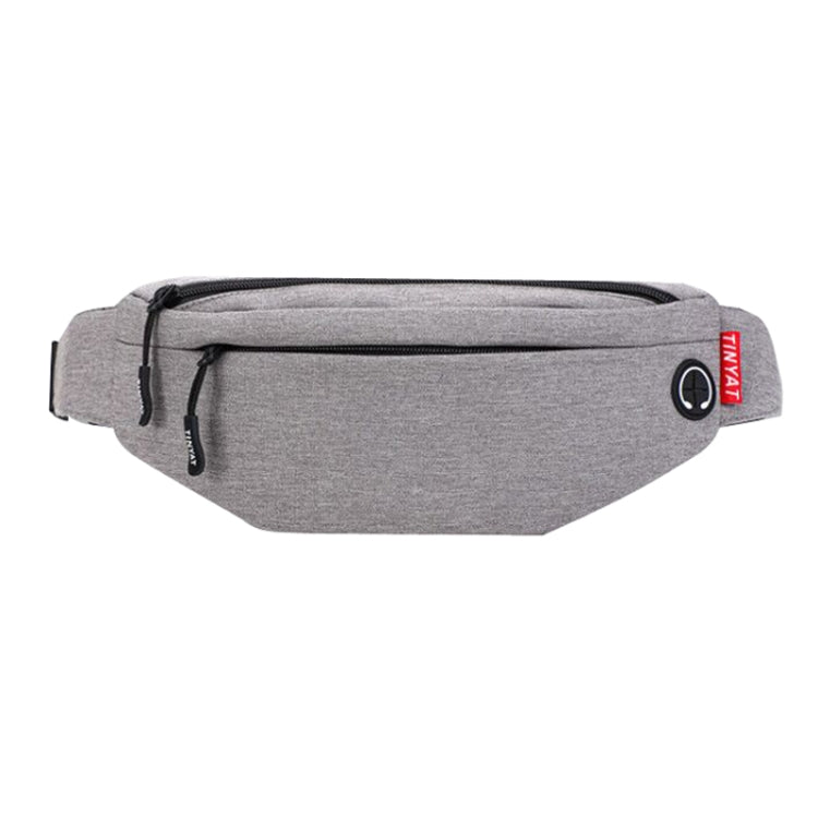 TINYAT T2003 Outdoor Sports Nylon Waterproof Mobile Phone Waist Bags(Grey) - British D'sire Main image