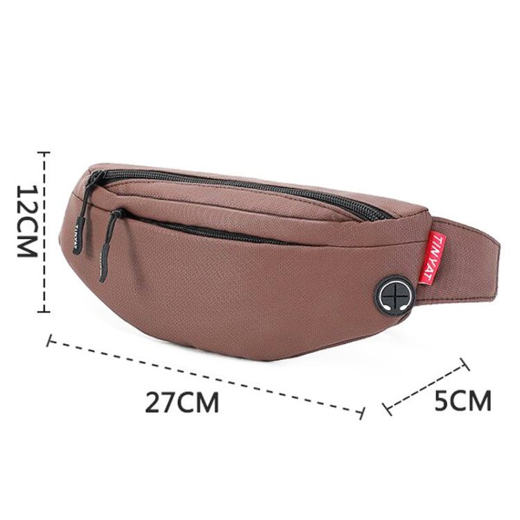 TINYAT T2003 Outdoor Sports Nylon Waterproof Mobile Phone Waist Bags(Light Blue) - British D'sire